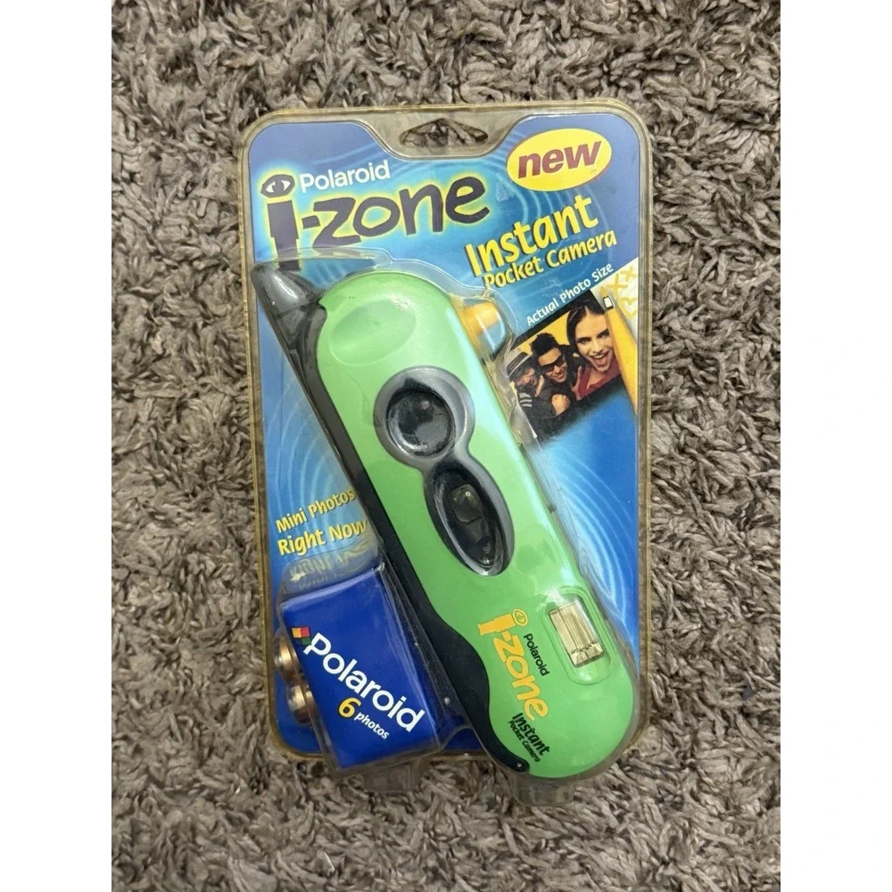New Vintage Deadstock Sealed Polaroid I-Zone Camera – Instant Photos Green